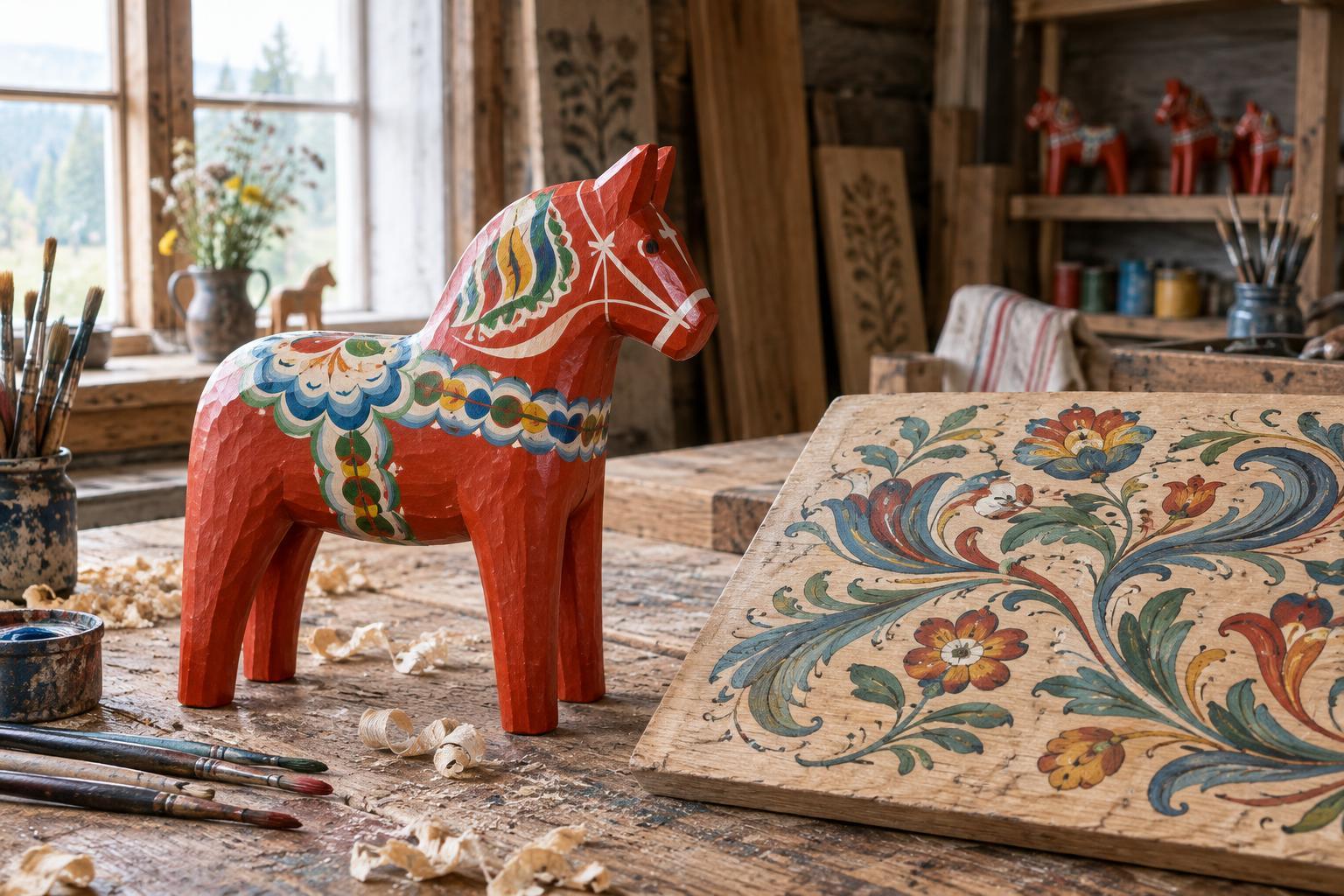 Dala Horses and Kurbits: Two Traditions from Swedish Folk Art