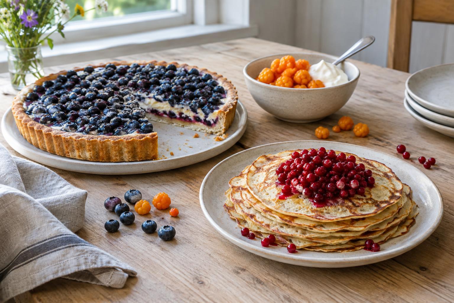 Swedish Berry Desserts: How to Use Blueberries, Cloudberries and Lingonberries