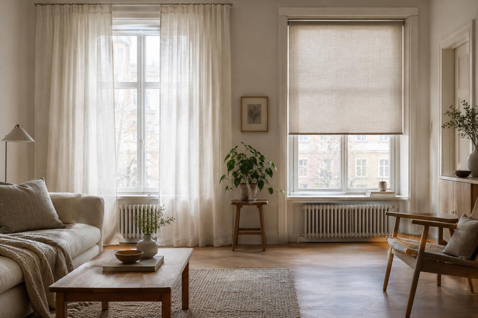 Swedish-Inspired Window Treatments: Balancing Light, Privacy and Warmth